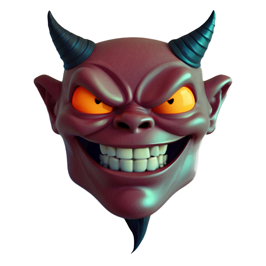 Download Cartoon Devil Emoji Png 2 | Wallpapers.com