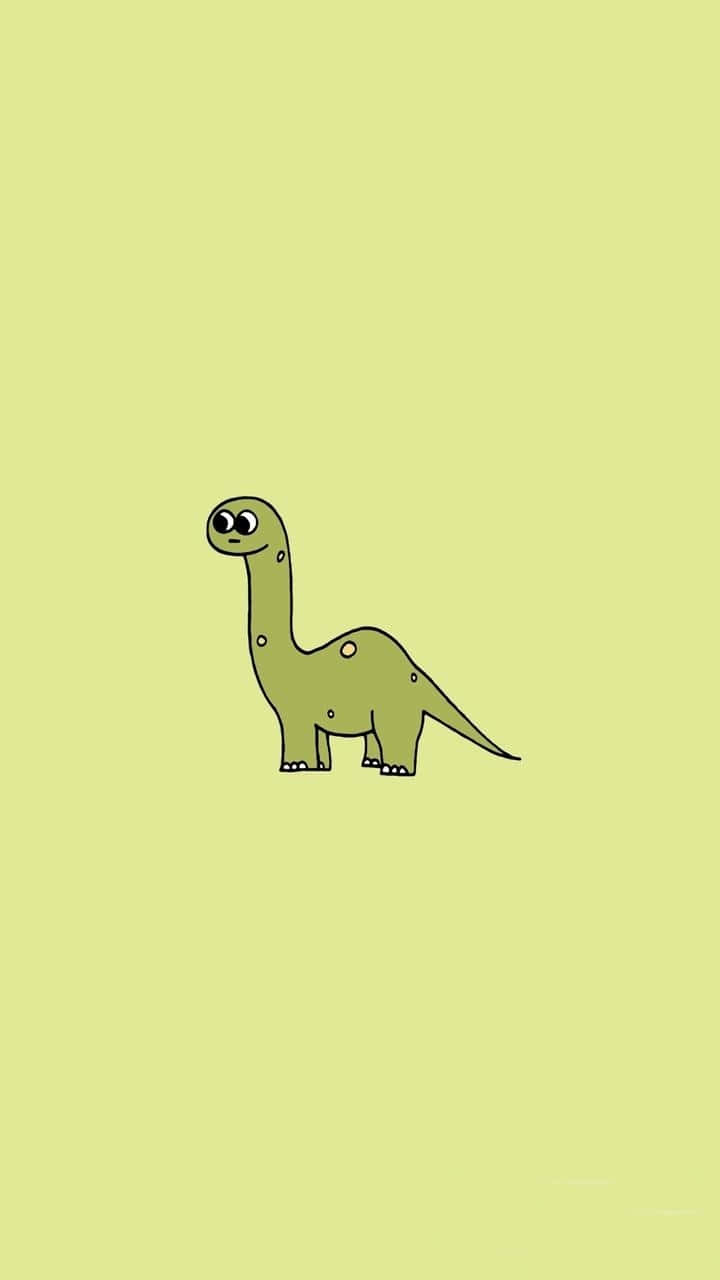 Träffajoe Den Animerade Dinosaurien Som Bakgrundsbild På Din Dator Eller Mobiltelefon! Wallpaper