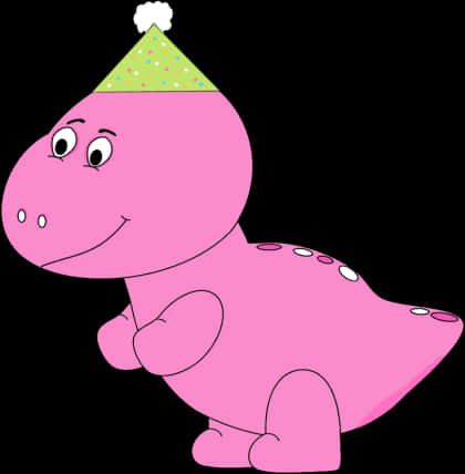 Cartoon Dinosaur Celebration PNG
