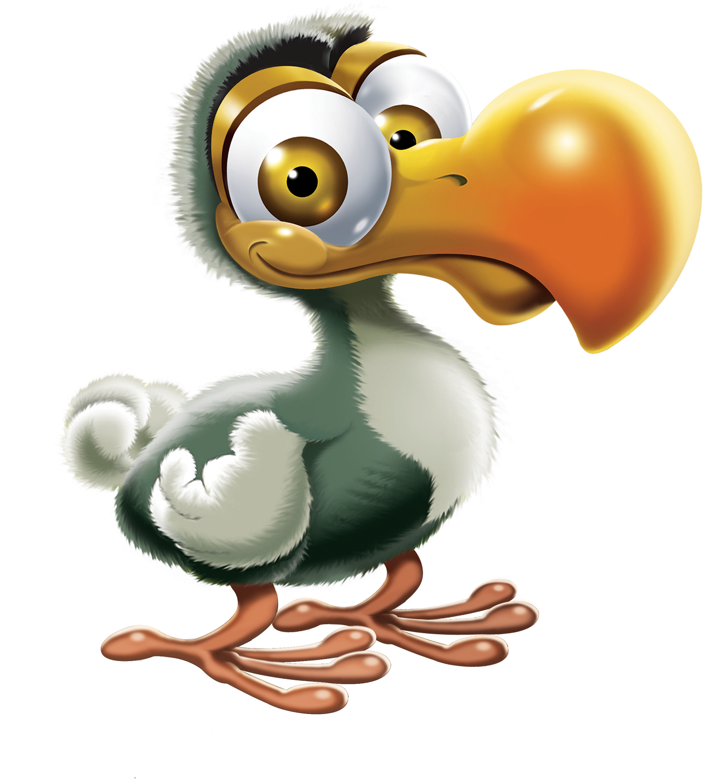 Cartoon Dodo Bird Illustration PNG