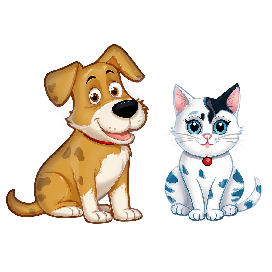 Cartoon Dog And Cat Png 11 PNG