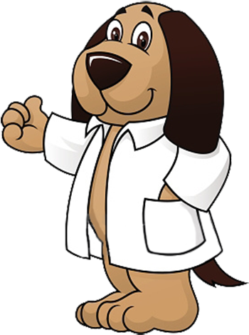 Cartoon Dog Doctor Clipart PNG