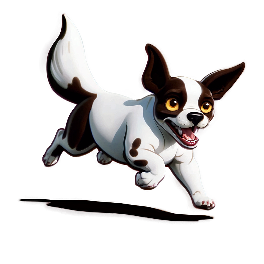 Cartoon Dog Running Png Iwf40 PNG