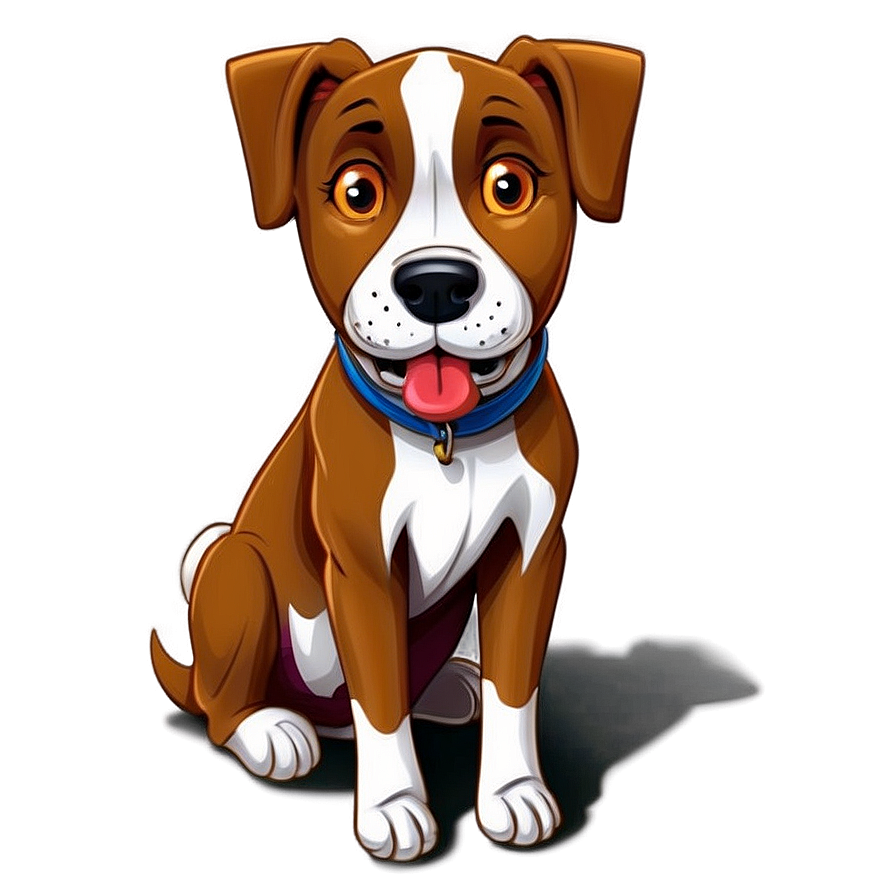 Cartoon Dog Sitting Png 31 PNG