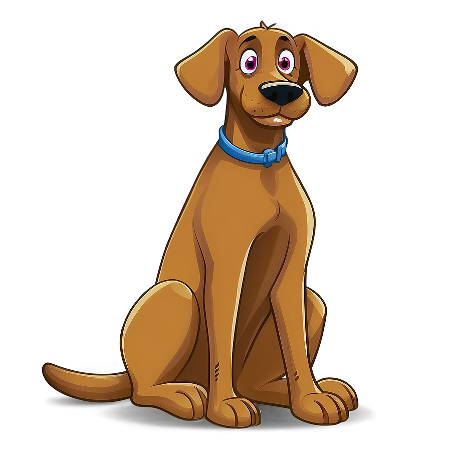 Cartoon Dog Sitting Png Jru97 PNG