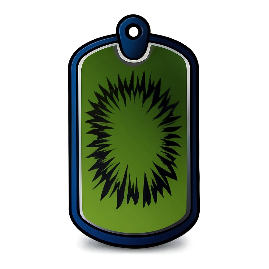 Cartoon Dog Tag Png 06122024 PNG
