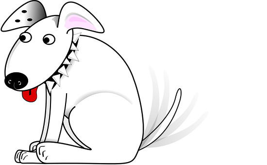Cartoon Dog Wagging Tail PNG