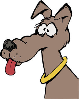 Cartoon Dog With Cookie PNG