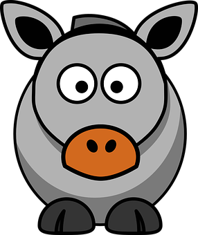 Cartoon Donkey Graphic PNG