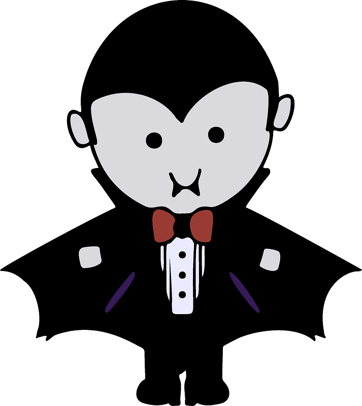 Cartoon Dracula Character PNG