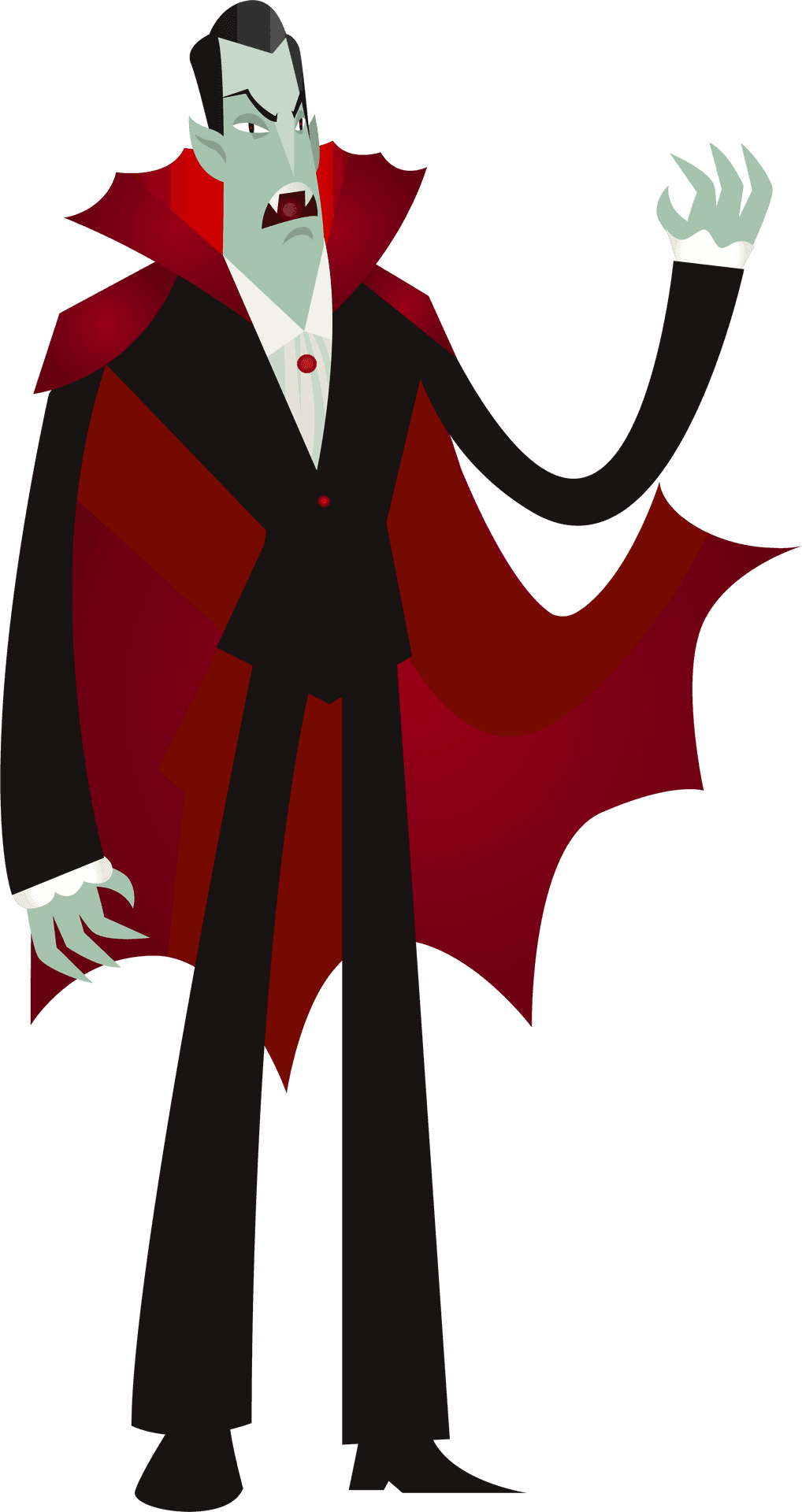 Cartoon Dracula Character PNG