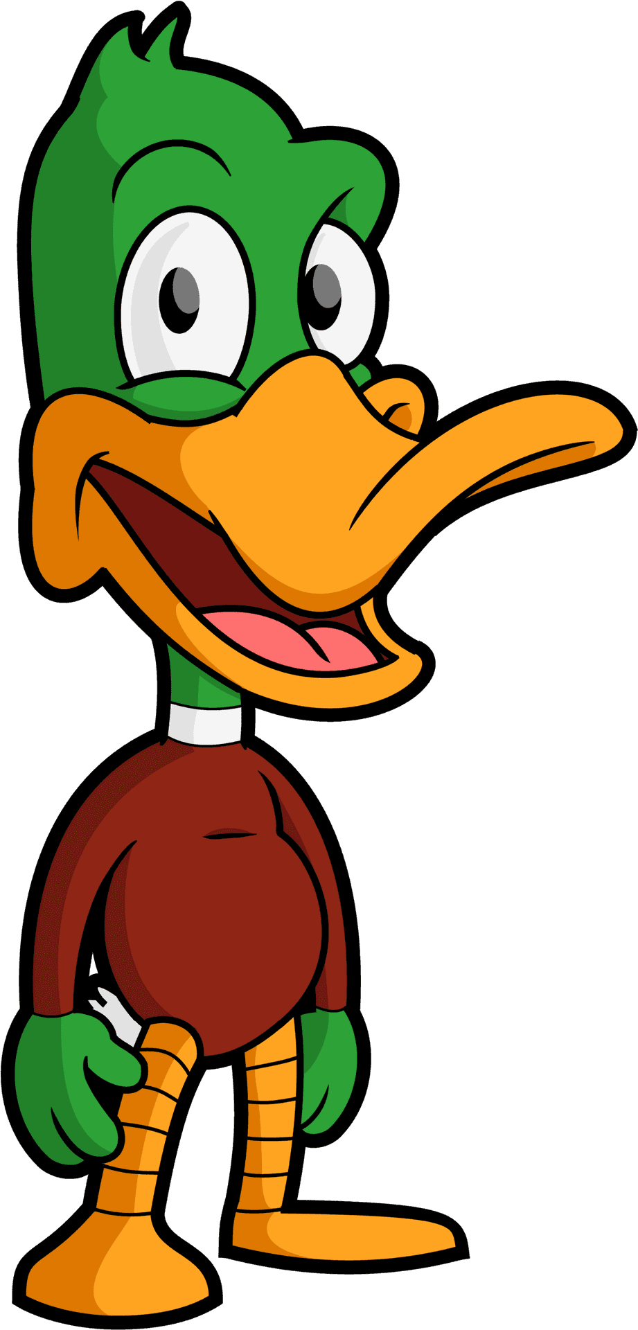 Cartoon Duck Character PNG