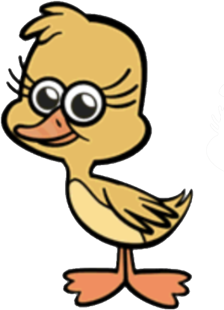 Cartoon Duckling Glasses.png PNG