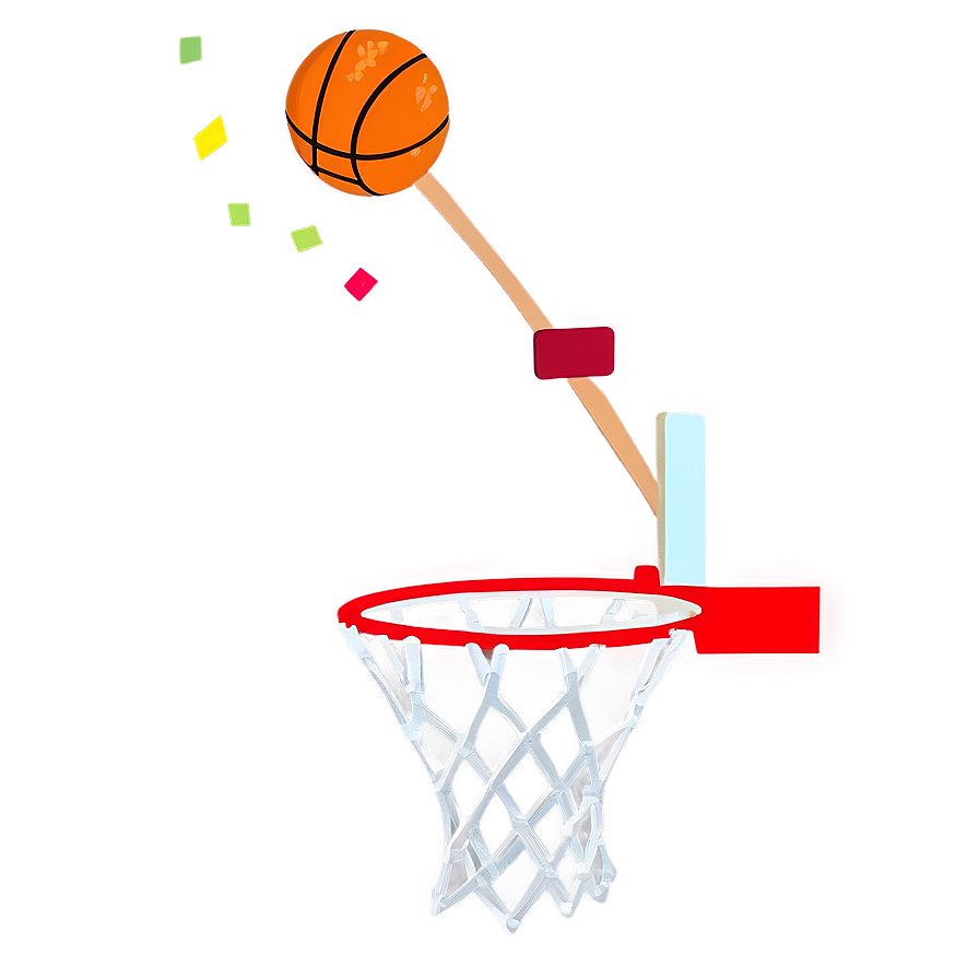 Cartoon Dunking Basketball Png 16 PNG