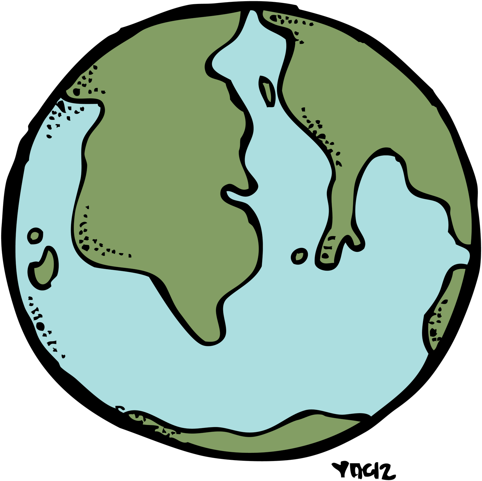 Cartoon Earth Illustration PNG