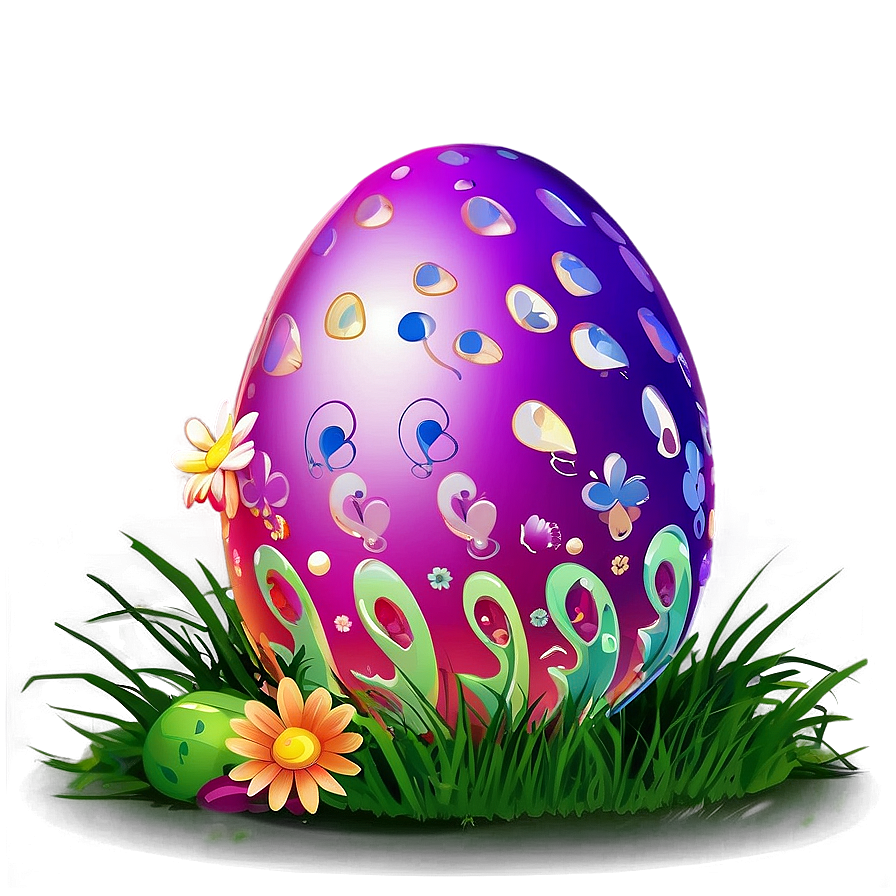 Cartoon Easter Egg Png 05252024 PNG