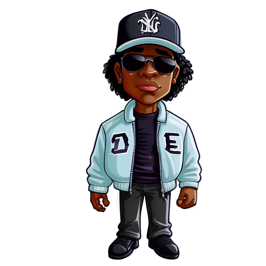 Cartoon Eazy E Character Png Pmp79 PNG