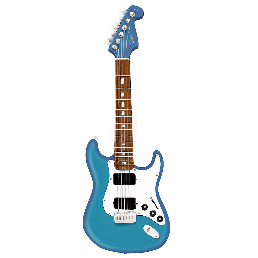 Cartoon Electric Guitar Png 05252024 PNG