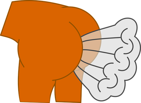 Cartoon Elephant Exhaling PNG
