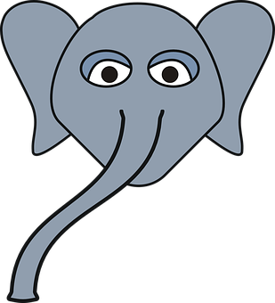 Cartoon_ Elephant_ Graphic PNG