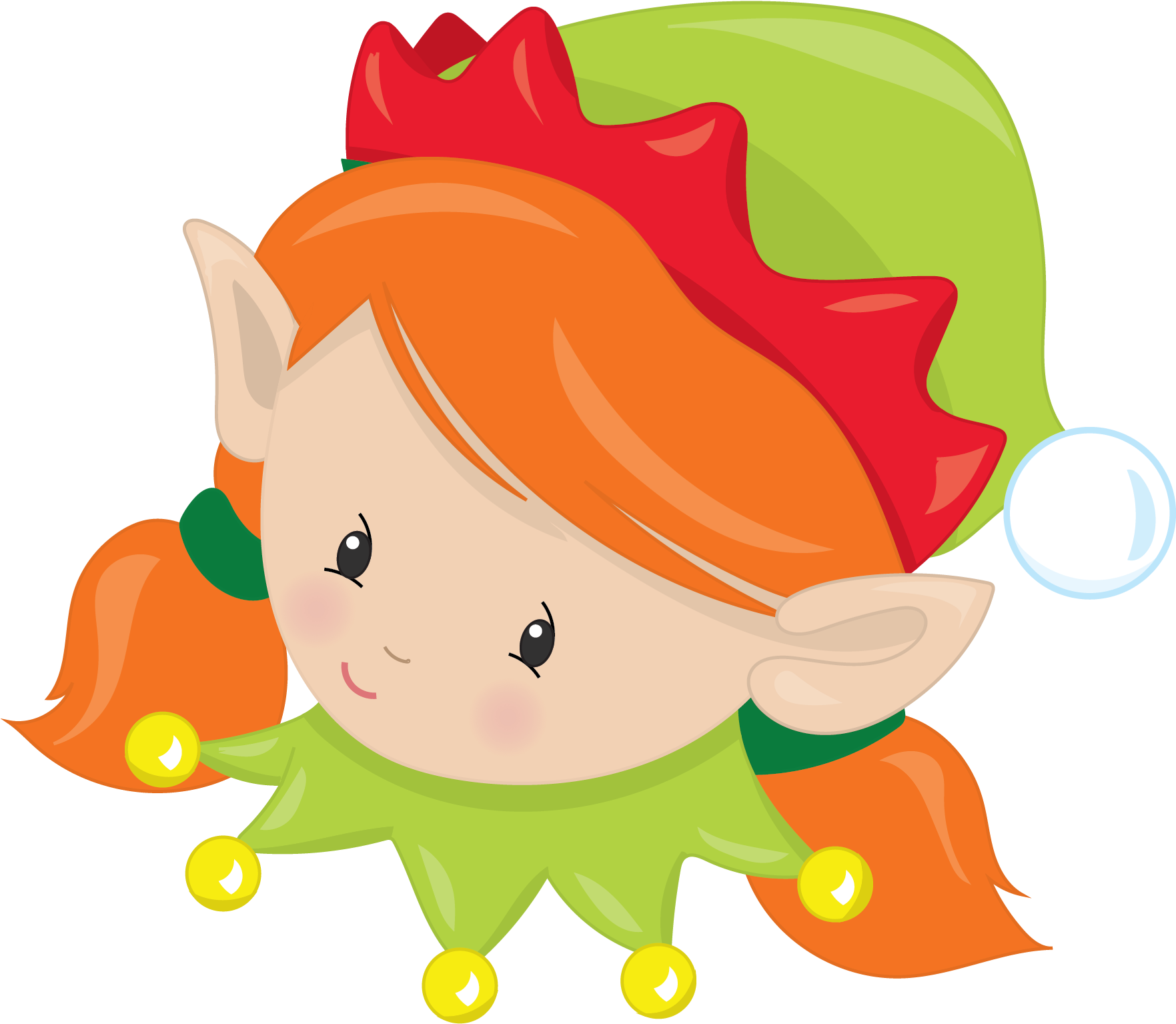 Cartoon Elf On The Shelf Graphic PNG