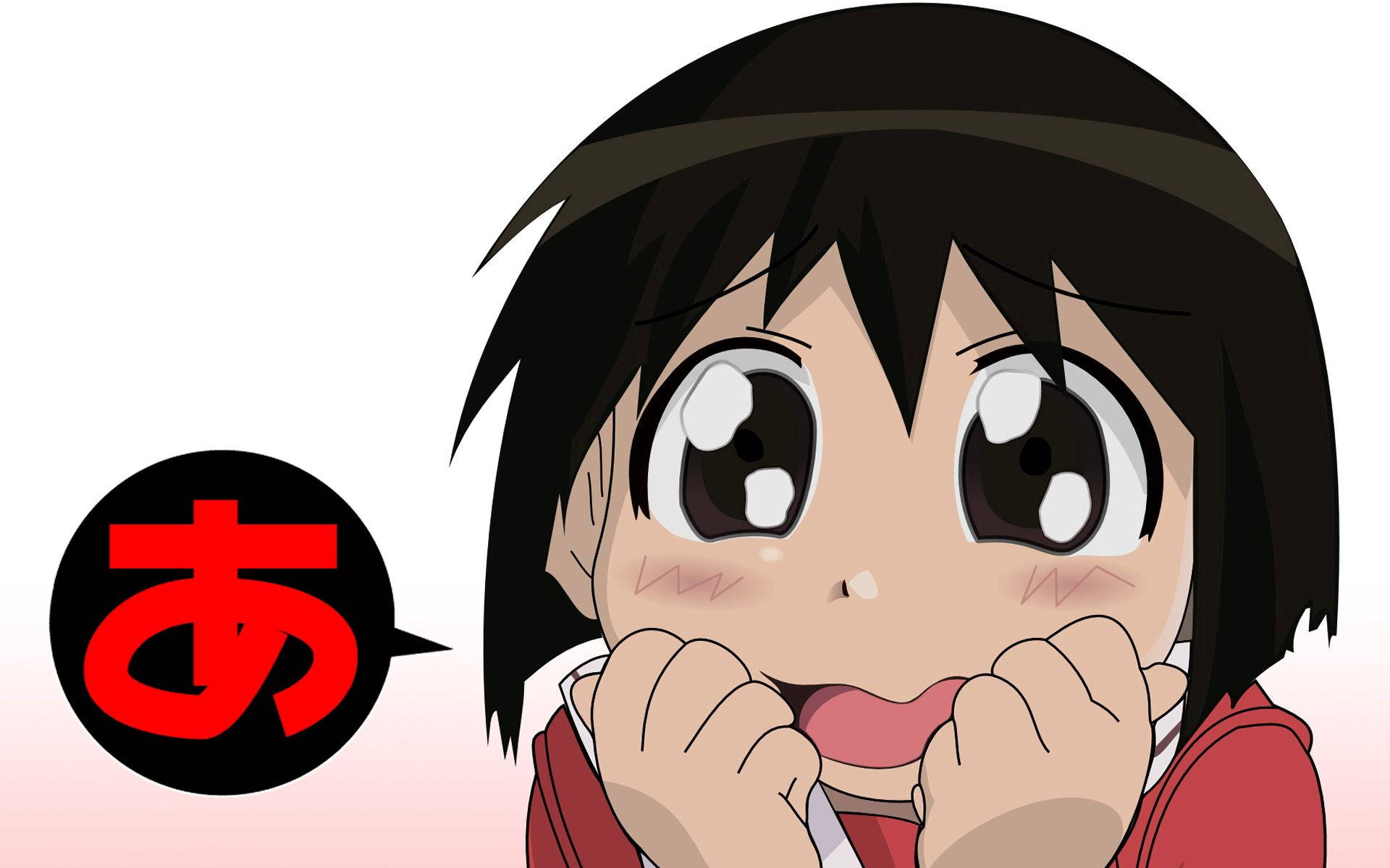 Cartoon Emotional Anime Girl