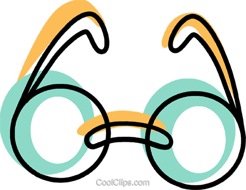 Cartoon Eyeglasses Clipart PNG