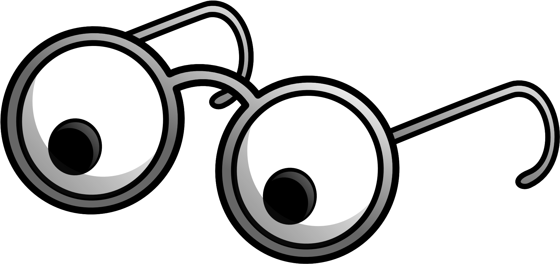 Cartoon Eyes Glasses Clipart PNG