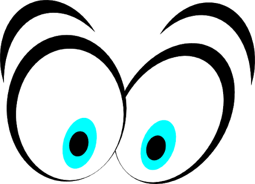 Cartoon Eyes Vector PNG