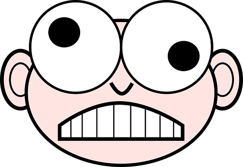 Cartoon Face Expression Vector PNG