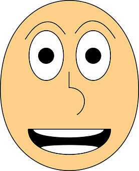 Cartoon Face Expression Vector PNG