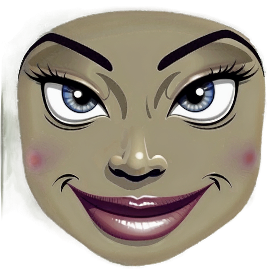 Cartoon Face Png 05042024 PNG