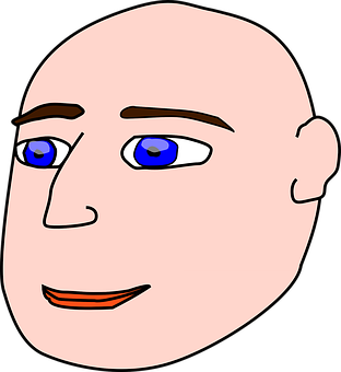 Cartoon Face Profile View PNG