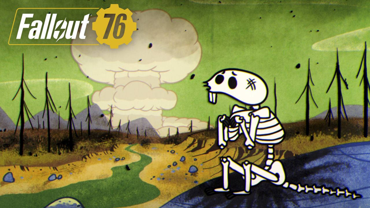 Cartoon Fallout 76 Poster