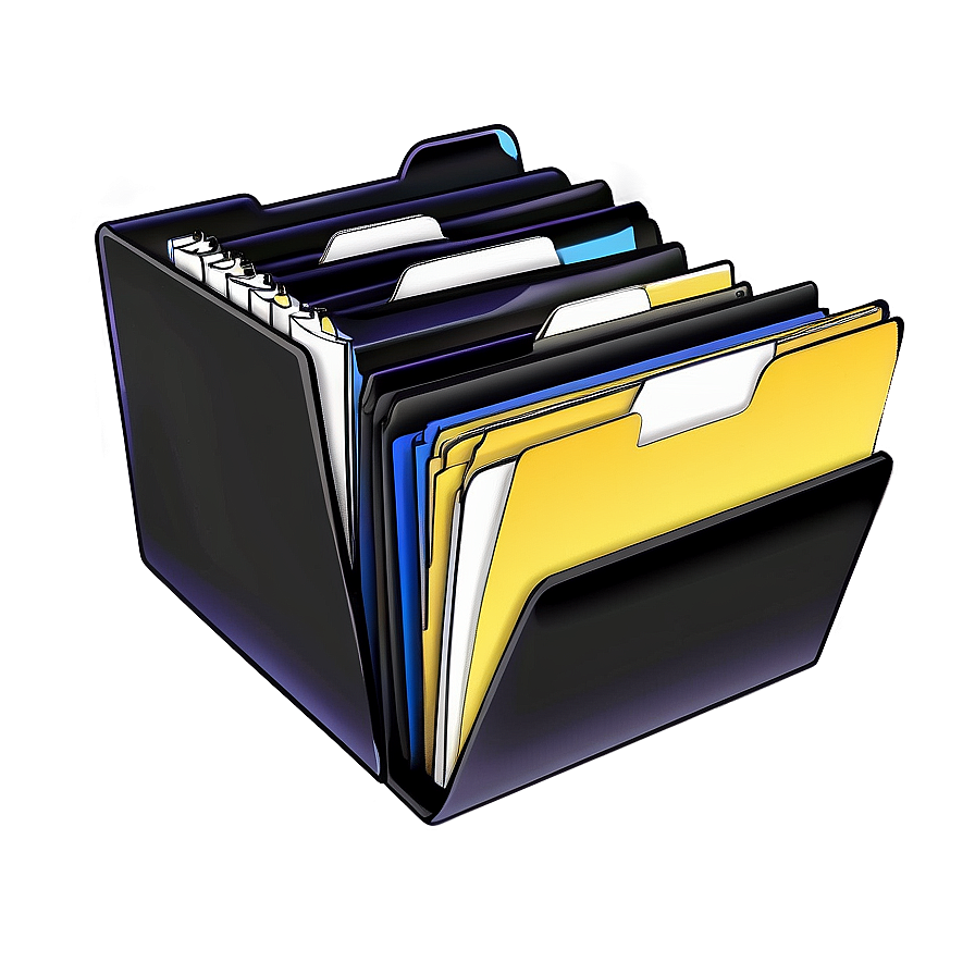 Cartoon File Folder Png Hoc7 PNG