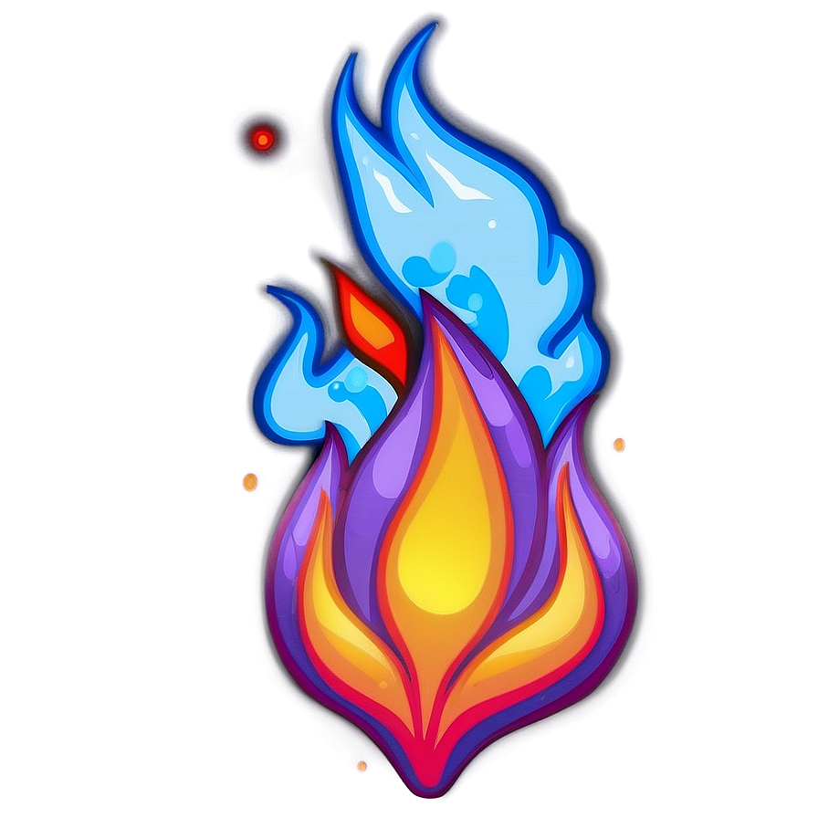 Cartoon Fire Background Png Uan7 PNG