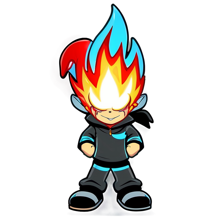 Cartoon Fire Boy Png 86 PNG