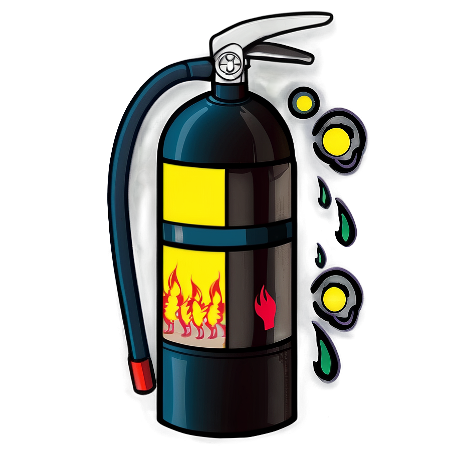 Cartoon Fire Extinguisher Png 42 PNG