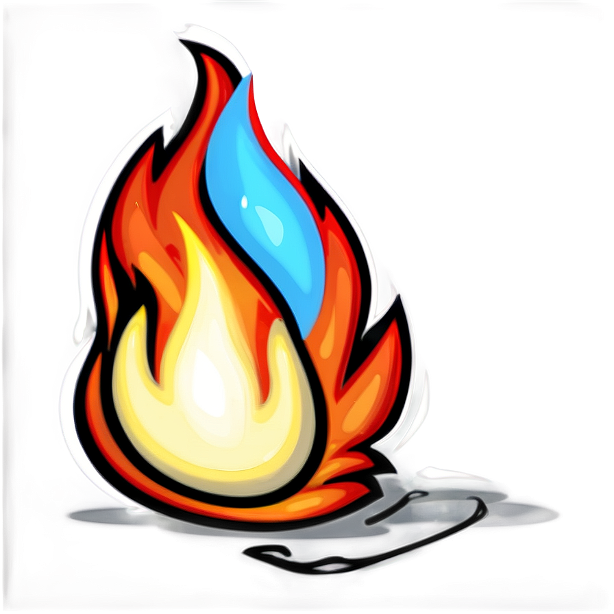 Cartoon Fire Transparent Png Hrg41 PNG