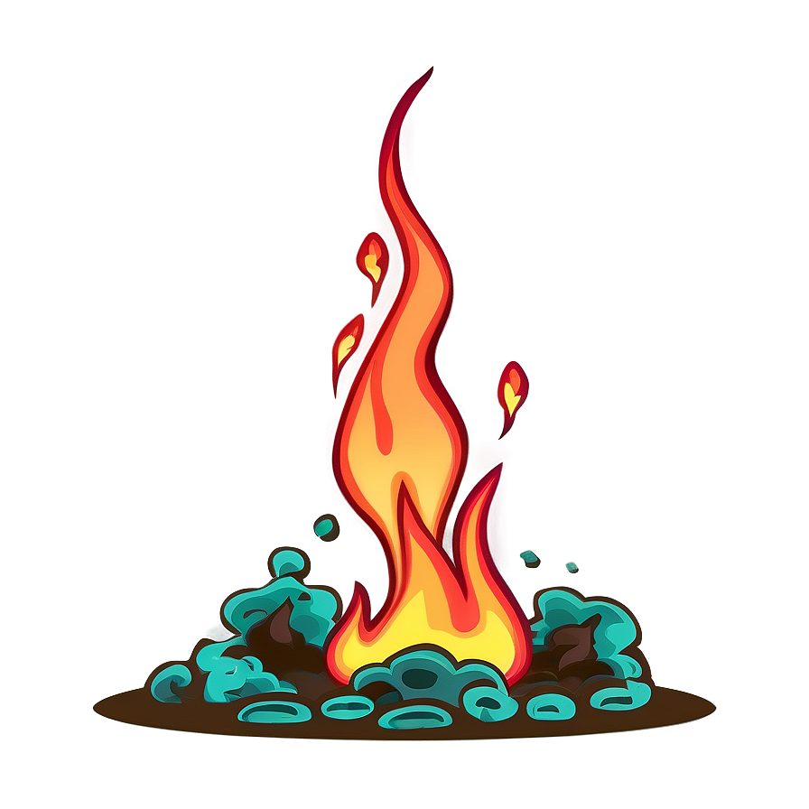 Download Cartoon Fire Vector Image Png Gwa54 | Wallpapers.com