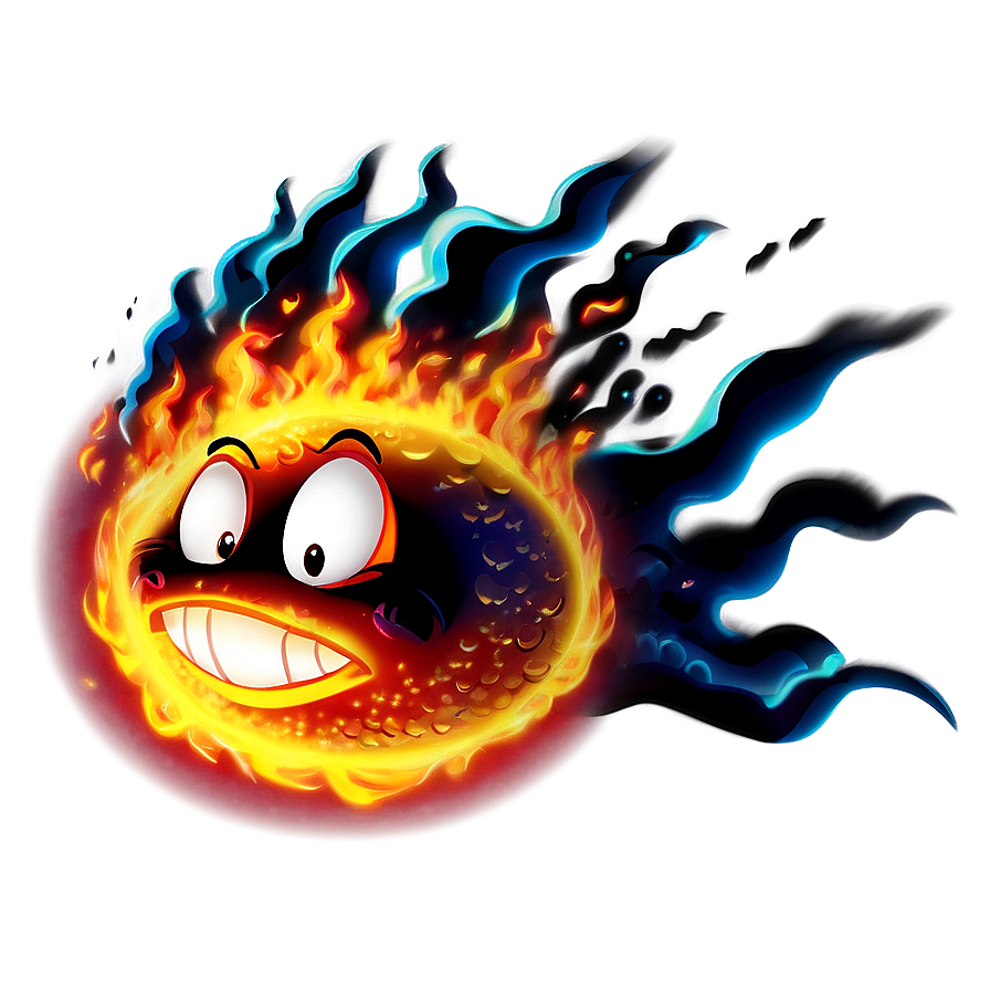 Cartoon Fireball Png 58 PNG