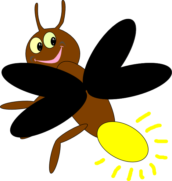 Cartoon Firefly Glowing Tail Illustration PNG