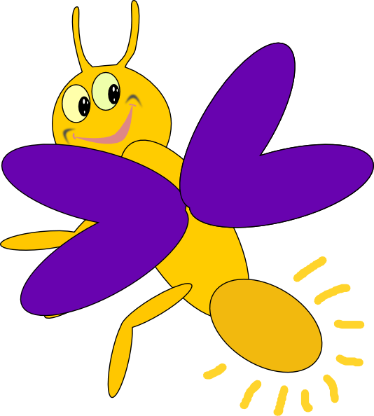 Cartoon Firefly Glowing Tail Illustration PNG