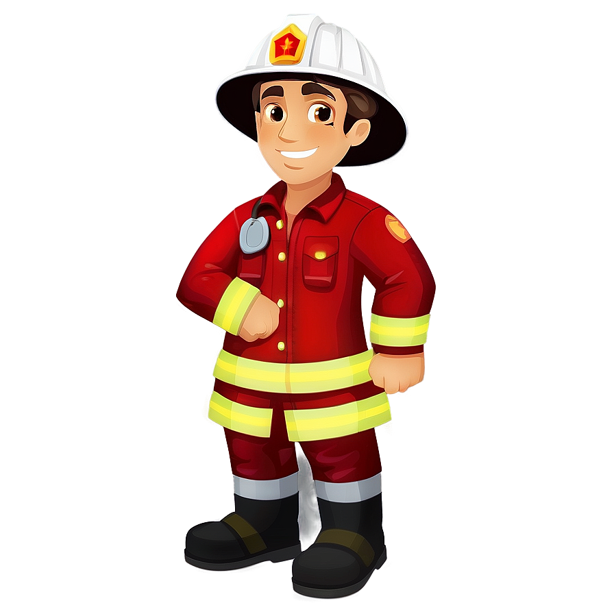 Download Cartoon Fireman Png 06252024 | Wallpapers.com