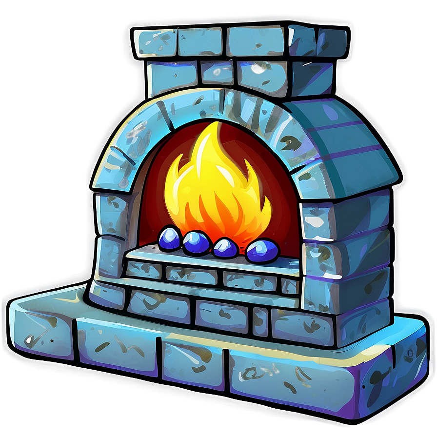 Cartoon Fireplace Png 87 PNG