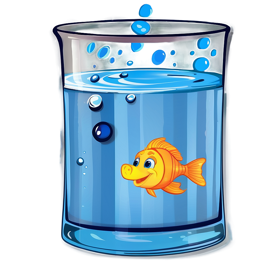Cartoon Fish In Water Png 45 PNG
