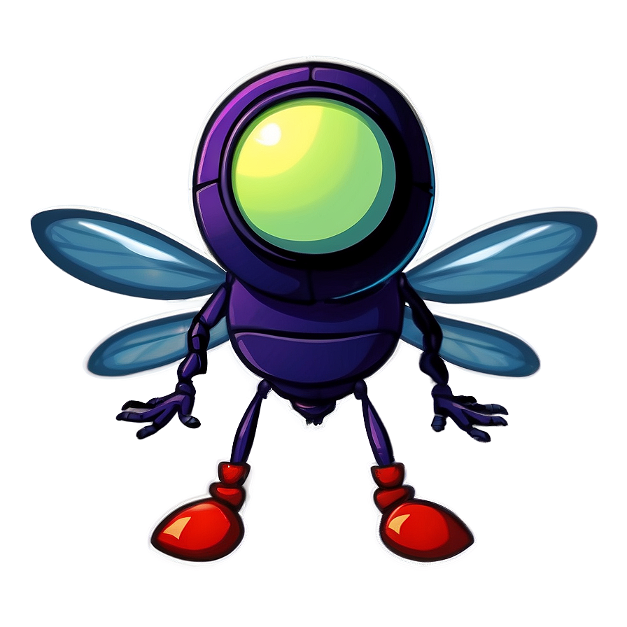 Download Cartoon Fly Character Png Ffa14 | Wallpapers.com