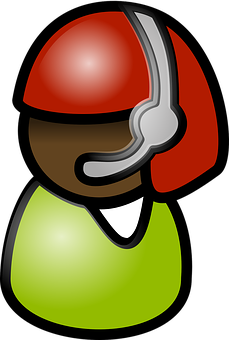 Cartoon Football Player Icon PNG