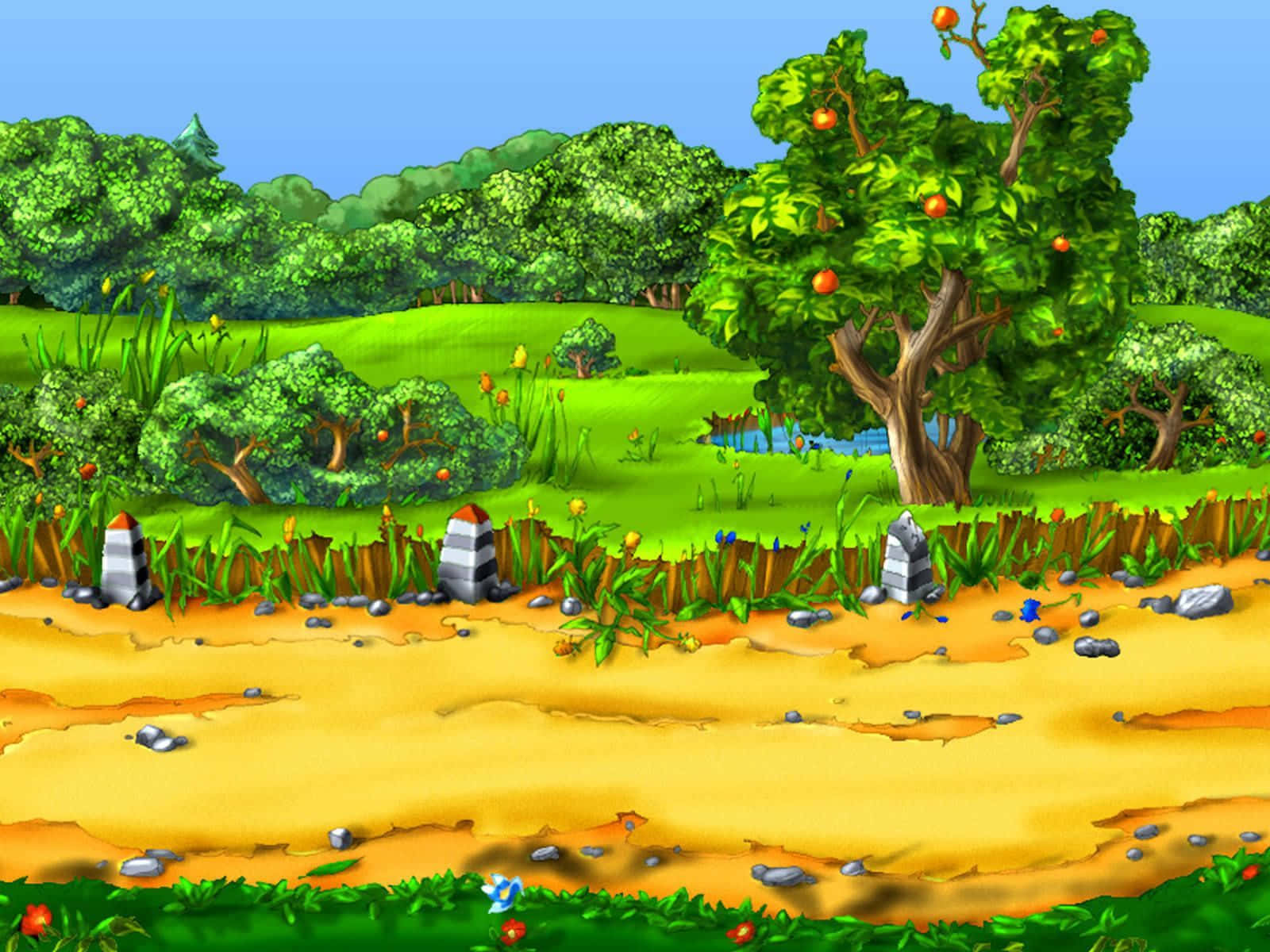 Explore the enchanting beauty of Cartoon Forest!