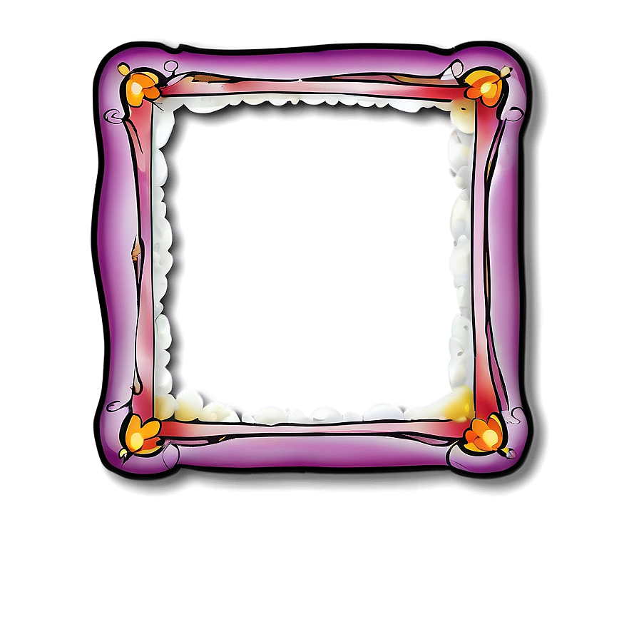 Cartoon Frame Border Png 16 PNG